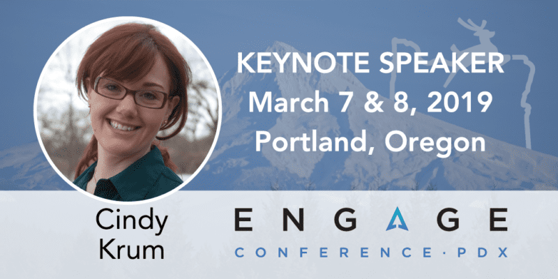 Engage 2019 Keynote Speaker - Cindy Krum - March 7 & 8, Portland, Oregon