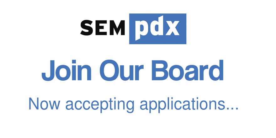 Join the SEMpdx board