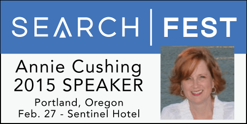 Annie Cushing - SearchFest 2015 Speaker