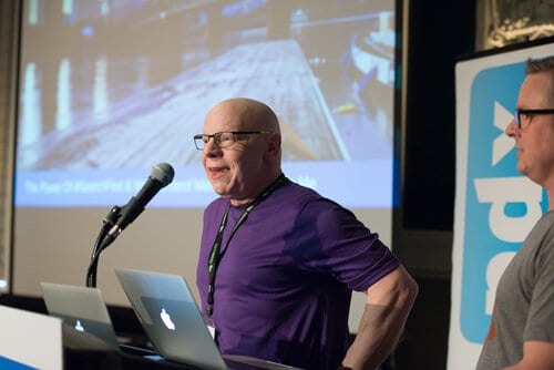 Marty Weintraub and Will Scott at SearchFest 2015