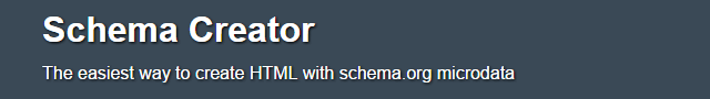 Schema Creator Tool